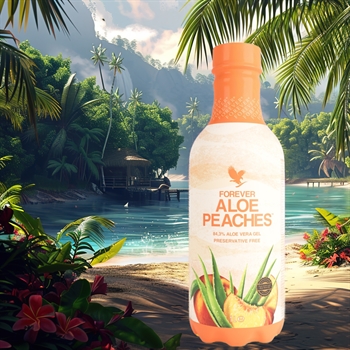 ALOE PEACHES smag af søde ferskner